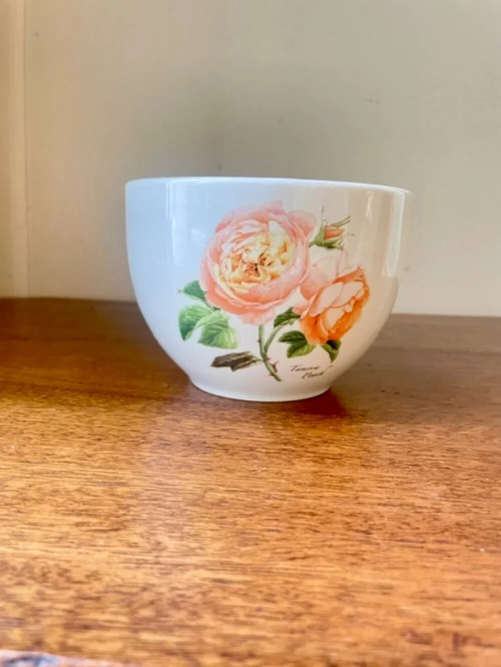PORTMEIRION BOTANIC GARDEN Rose theme Vanessa Bell & Scarborough Fair Bowls x2